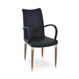 Sohoconcept Tulip Wood Dining Chair - With Arms